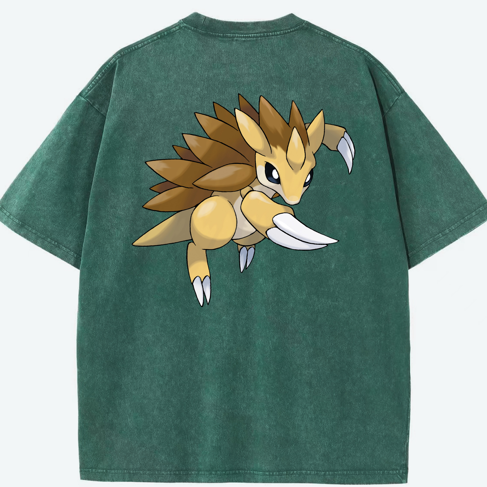 （画像用） ポケットモンスター Pokémon 綿100% ヴィンテージ風 半袖Tシャツ（背面プリント）
